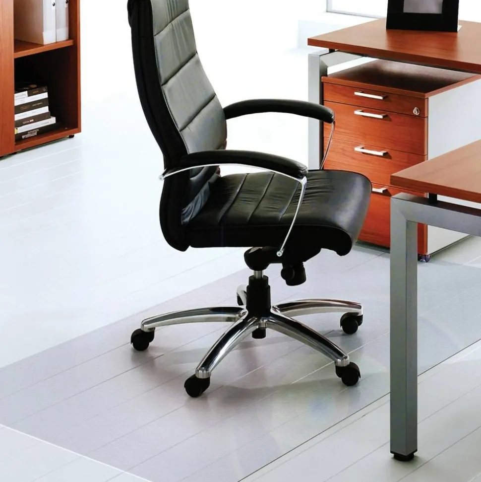 Floortex XXL Polycarbonate Rectangular Chair Mat for Hard Floors - 60" x 79"