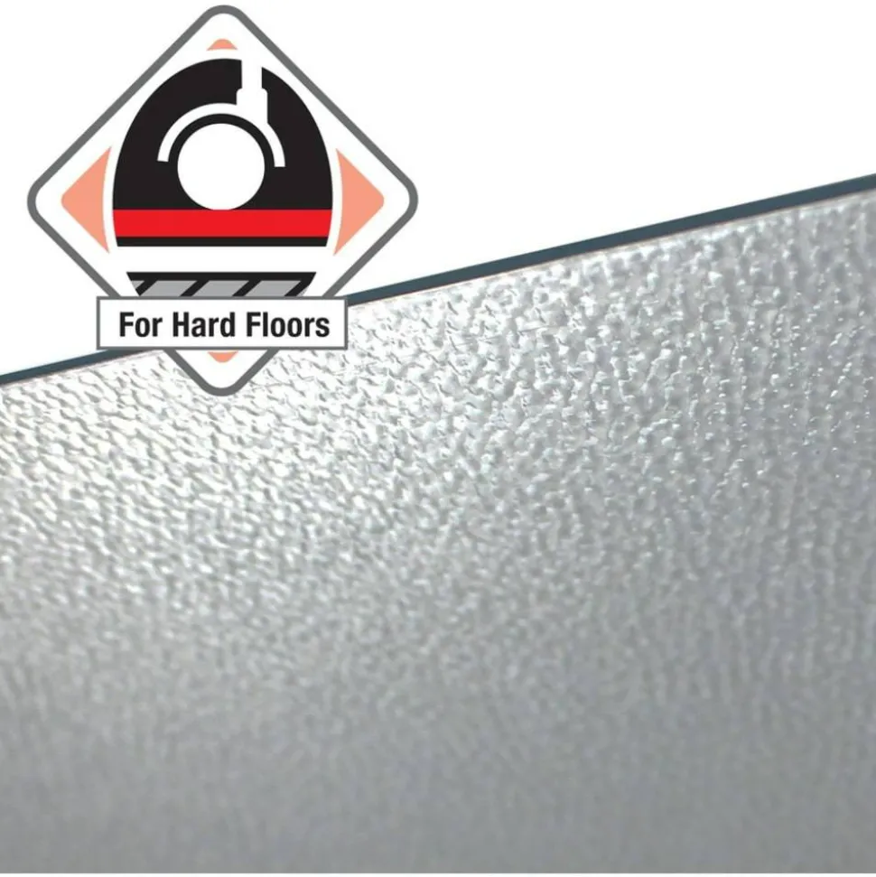 Floortex XXL Polycarbonate Rectangular Chair Mat for Hard Floors - 60" x 79"