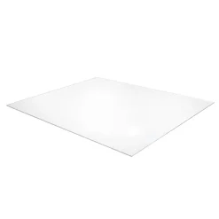 Floortex XXL Polycarbonate Rectangular Chair Mat for Hard Floors - 60" x 118"
