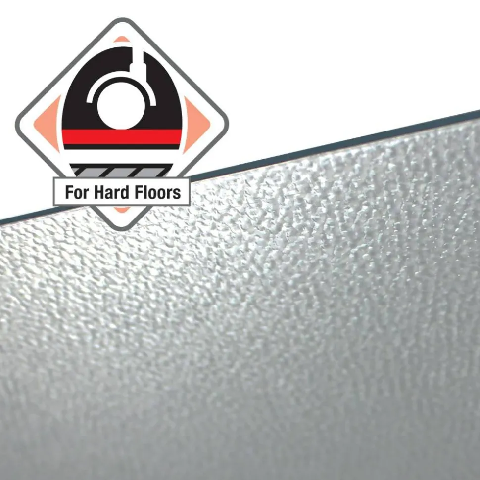 Floortex XXL Polycarbonate Rectangular Chair Mat for Hard Floors - 60" x 118"