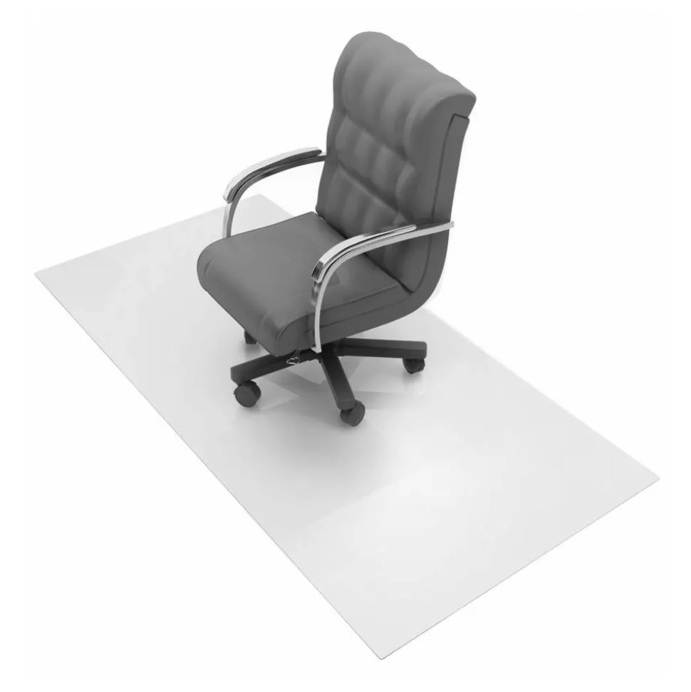 Floortex XXL Polycarbonate Rectangular Chair Mat for Hard Floors - 60" x 118"