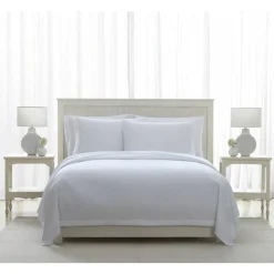 Flourish Microfiber Flat Sheets, Queen, White, Total Qty 12