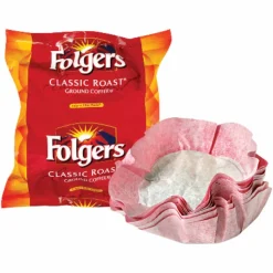 Folgers Coffee Filter Packs, Classic Roast, Medium, Pack Makes Up to 10 Cups, 160 Packs/Carton