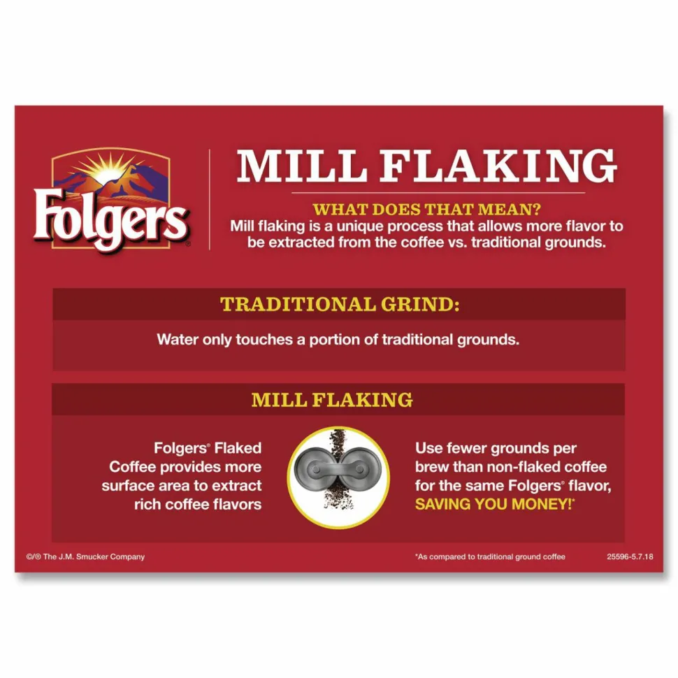 Folgers Coffee Filter Packs, Classic Roast, 0.9 oz, 10 Filters/Pack, 4 Packs/Carton