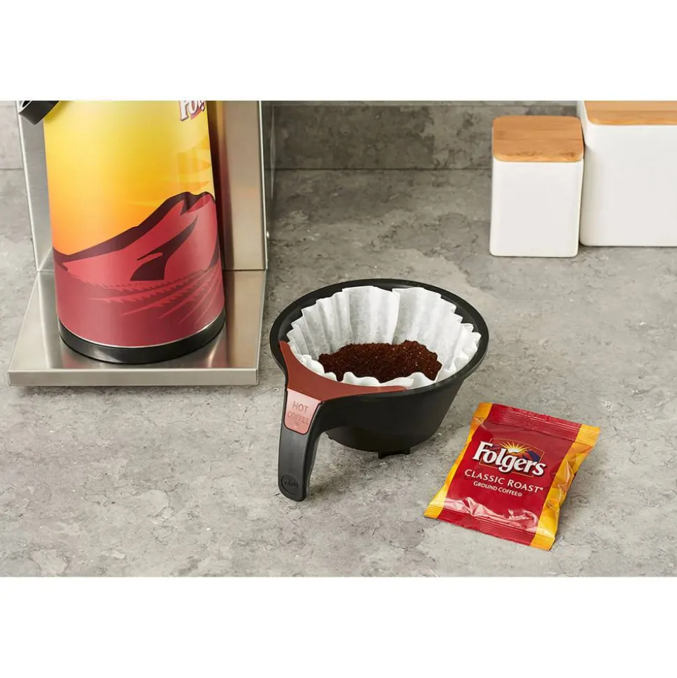 Folgers Coffee, Fraction Pack, Classic Roast, Medium Roast, Packet Makes 6 Cups, 42/Carton