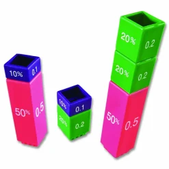 Fraction Tower Cubes: Equivalency Set