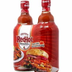 Frank's RedHot Original Hot Sauce, 25 oz Bottle, 2/Pack