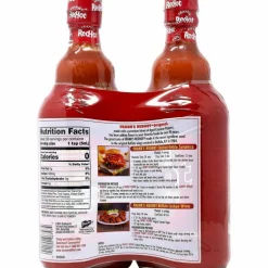 Frank's RedHot Original Hot Sauce, 25 oz Bottle, 2/Pack