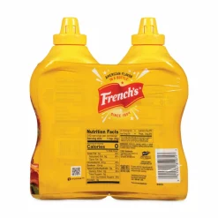 French's Classic Yellow Mustard, 30 oz Bottle, 2/Pack