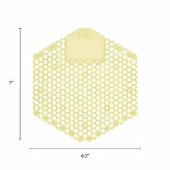Fresh Products Wave 3D Urinal Deodorizer, Citrus Scent, Yellow, 10/Box