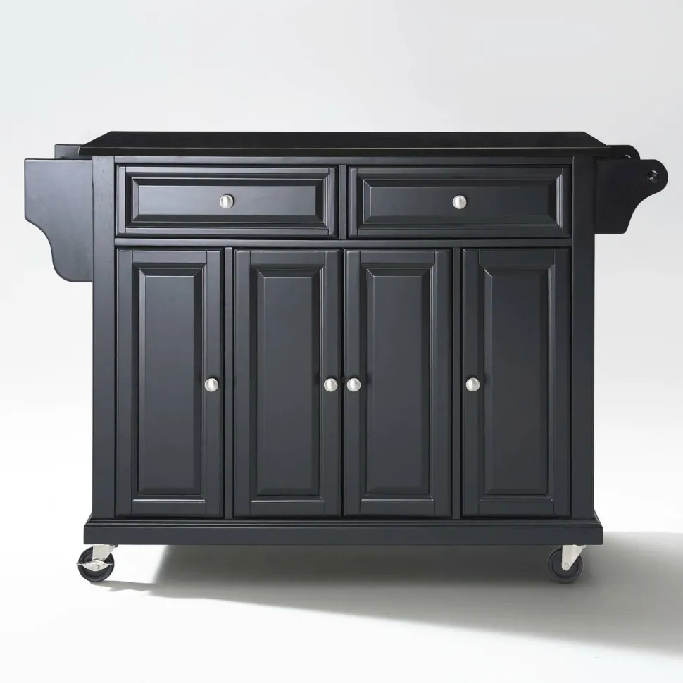Full Size Granite Top Kitchen Cart