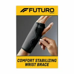 FUTURO Adjustable Reversible Splint Wrist Brace, Fits Wrists 5.5