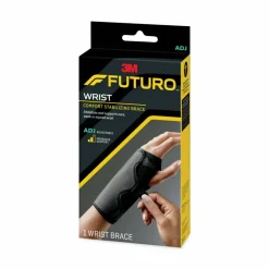 FUTURO Adjustable Reversible Splint Wrist Brace, Fits Wrists 5.5