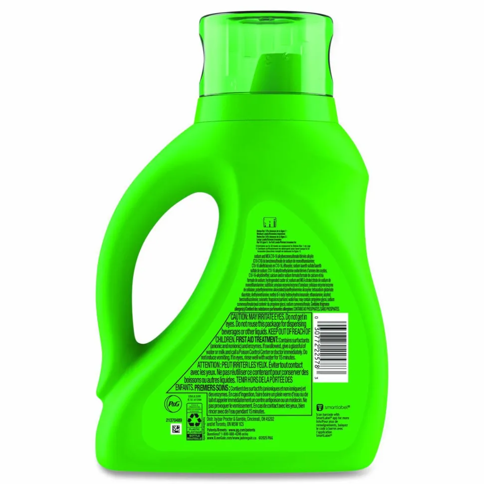 Gain Liquid Laundry Detergent, Gain Original Scent, 42 oz Bottle, 6/Carton