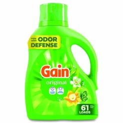 Gain Liquid Laundry Detergent, Gain Original Scent, 81 oz Pour Bottle, 4/Carton