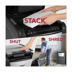 GBC AutoFeed+ 300M Micro-Cut Office Shredder, 300 Auto/8 Manual Sheet Capacity