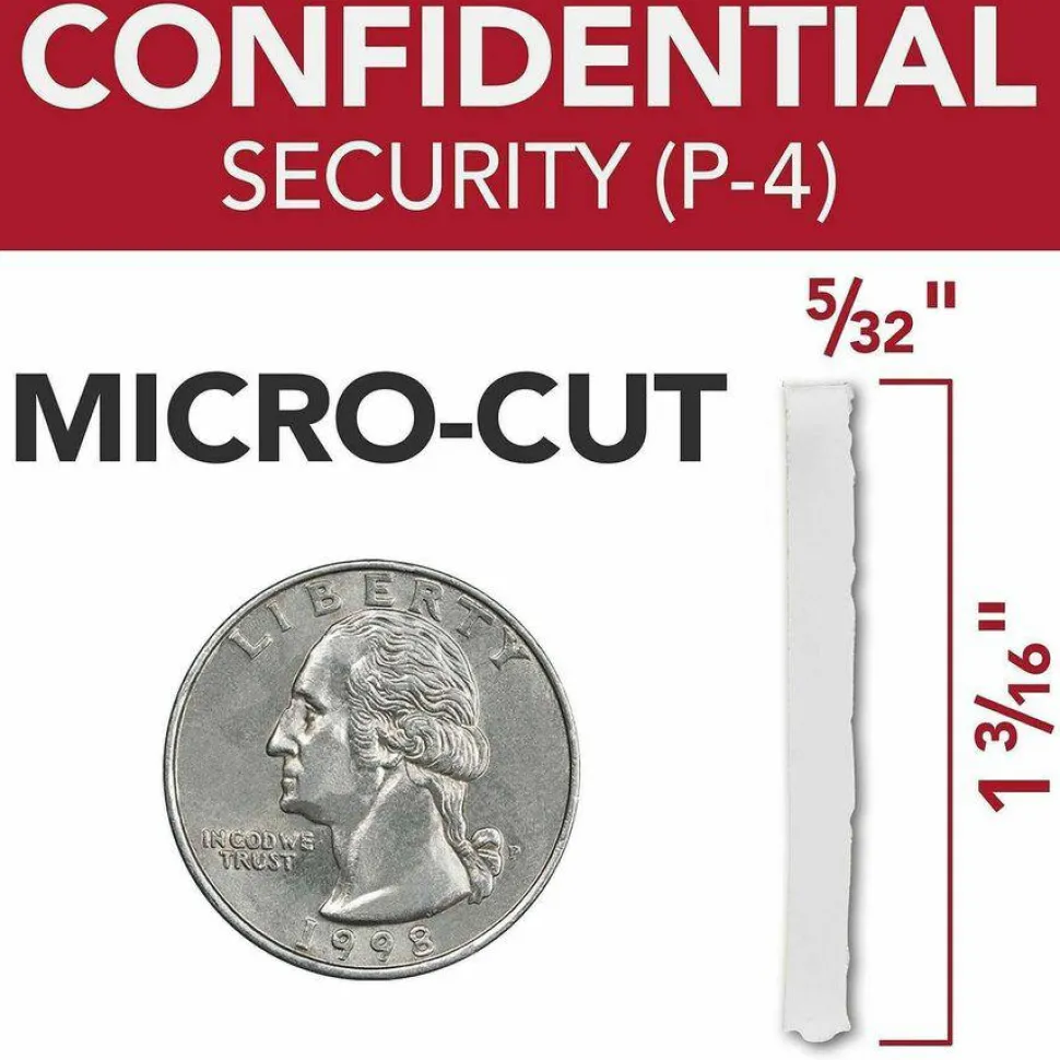 GBC AutoFeed+ 150X Micro-Cut Home Office Shredder, 150 Auto/8 Manual Sheet Capacity