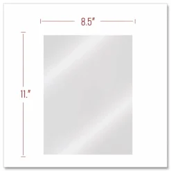 GBC ClearView Binding Covers, 8 1/2