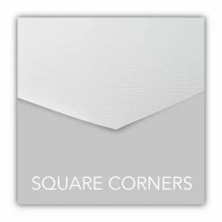 GBC Design View Poly Presentation Covers for Binding Systems, Lined Pattern, Plastic, Square Corners, 11 x 8.5, Clear, 25/Pack