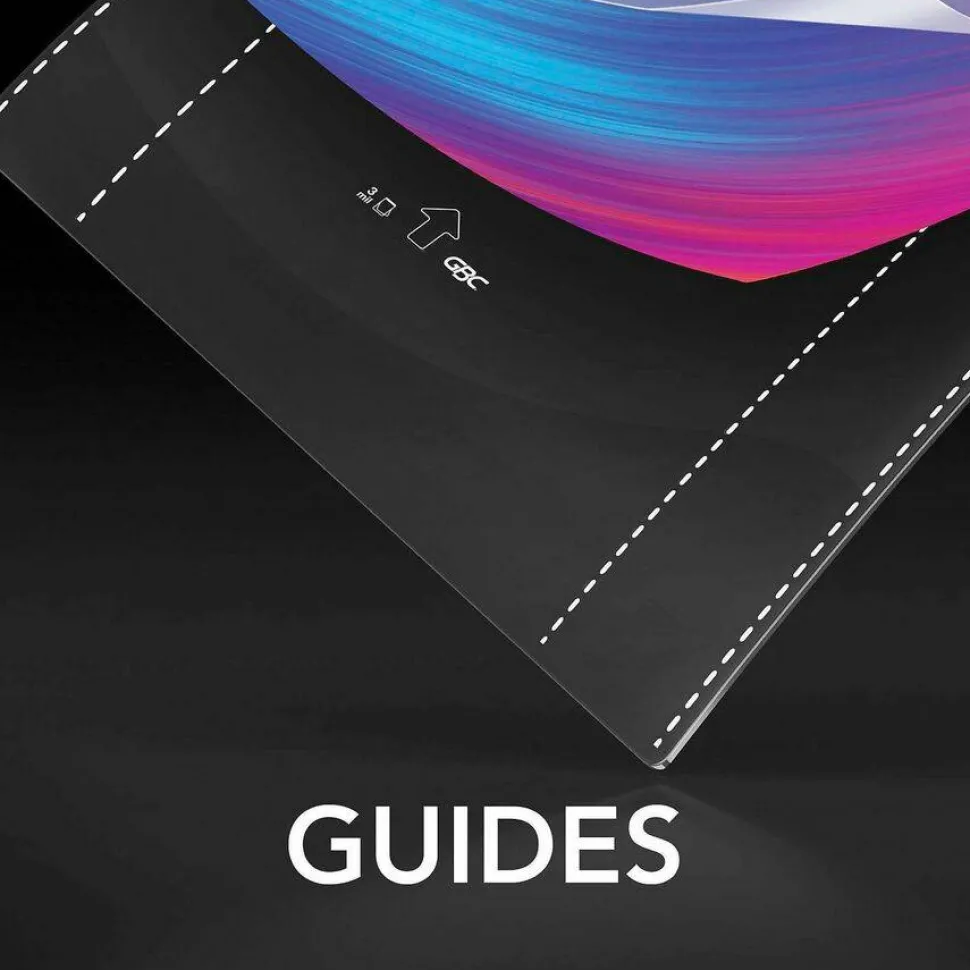 GBC EZUse Thermal Laminating Pouches, 5 mil, 9" x 11.5", Gloss Clear, 100/Box