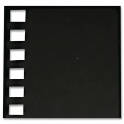 GBC IMPACT Solid Plastic Binding Covers, 8 1/2" x 11", Black, Pack Of 50