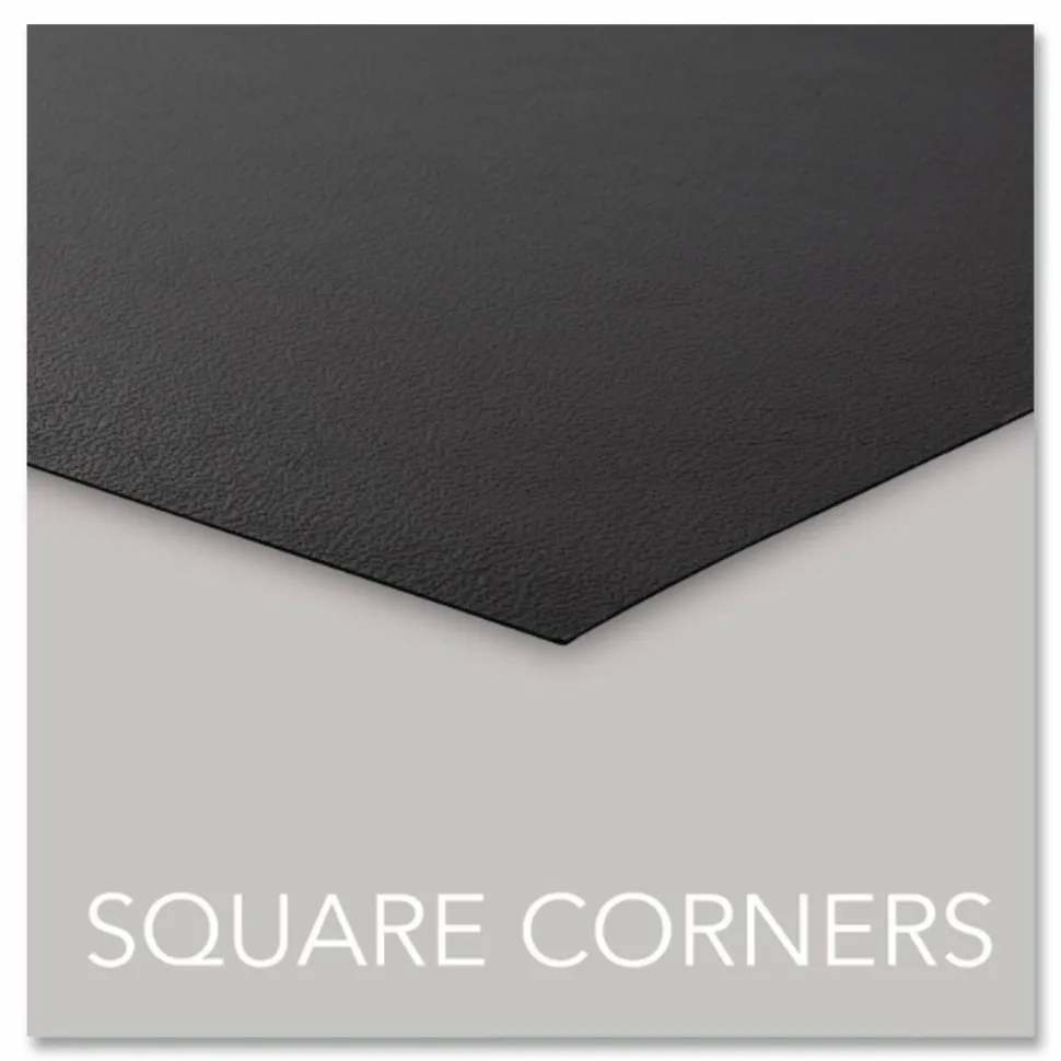 GBC IMPACT Solid Plastic Binding Covers, 8 1/2" x 11", Black, Pack Of 50