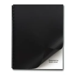 GBC IMPACT Solid Plastic Binding Covers, 8 1/2