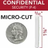 GBC Momentum X18-12 Micro-Cut P-4 Anti-Jam Shredder, 18 Manual Sheet Capacity