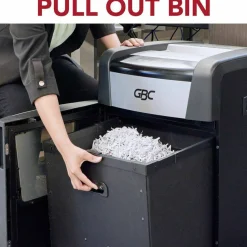 GBC Momentum X18-12 Micro-Cut P-4 Anti-Jam Shredder, 18 Manual Sheet Capacity