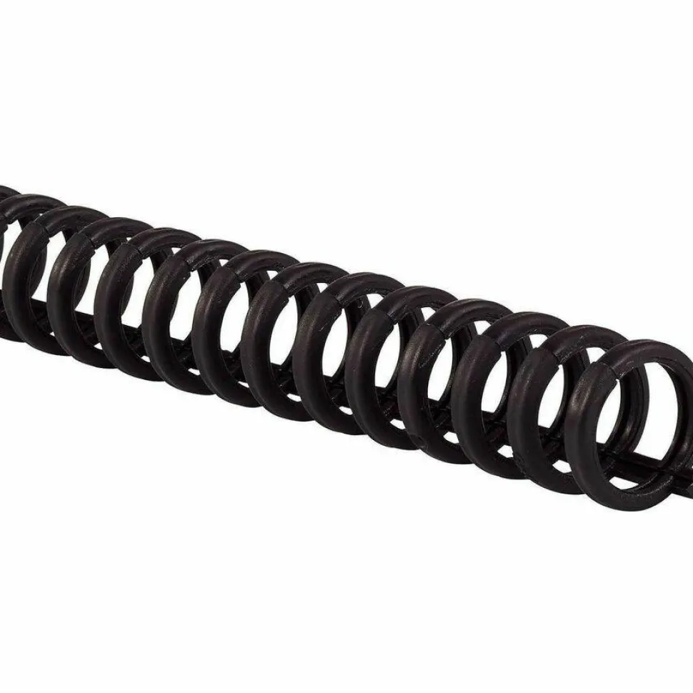 GBC ProClick Binding Spines, 5/16", 45-Sheet Capacity, Black, Pack Of 25