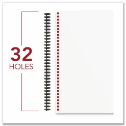 GBC ProClick Presentation Paper, 96 Bright, 32-Hole. 24 lb Bond Weight, 8.5 x 11, White, 250/Pack