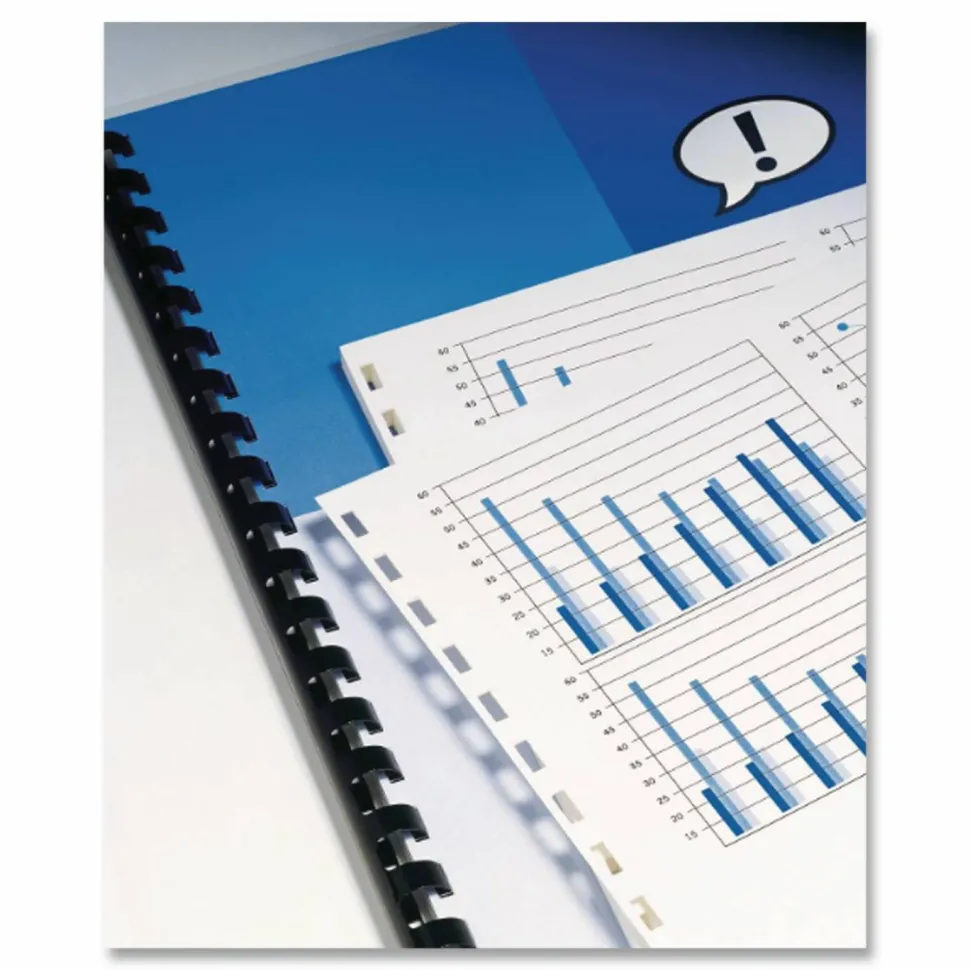 GBC ProClick Presentation Paper, 96 Bright, 32-Hole. 24 lb Bond Weight, 8.5 x 11, White, 250/Pack