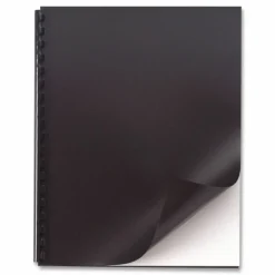 GBC ProClick 30% Recycled Prepunched Regency Covers, Black, Pack Of 25