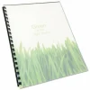 GBC 100% Recycled Poly Binding Cover, Plastic, Square Corners, 11 x 8.5, Frost, 25/Pack