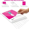GBC SelfSeal Self-Adhesive Laminating Pouches and Single-Sided Sheets, 3 mil, 9" x 12", Gloss Clear, 10/Pack