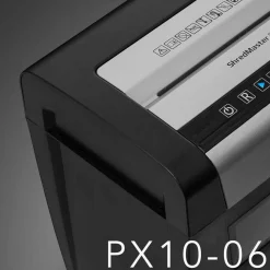GBC ShredMaster PX10-06 Super Cross-Cut Paper Shredder - Non-continuous Shredder - Super Cross Cut - 10 Per Pass - - 1757405