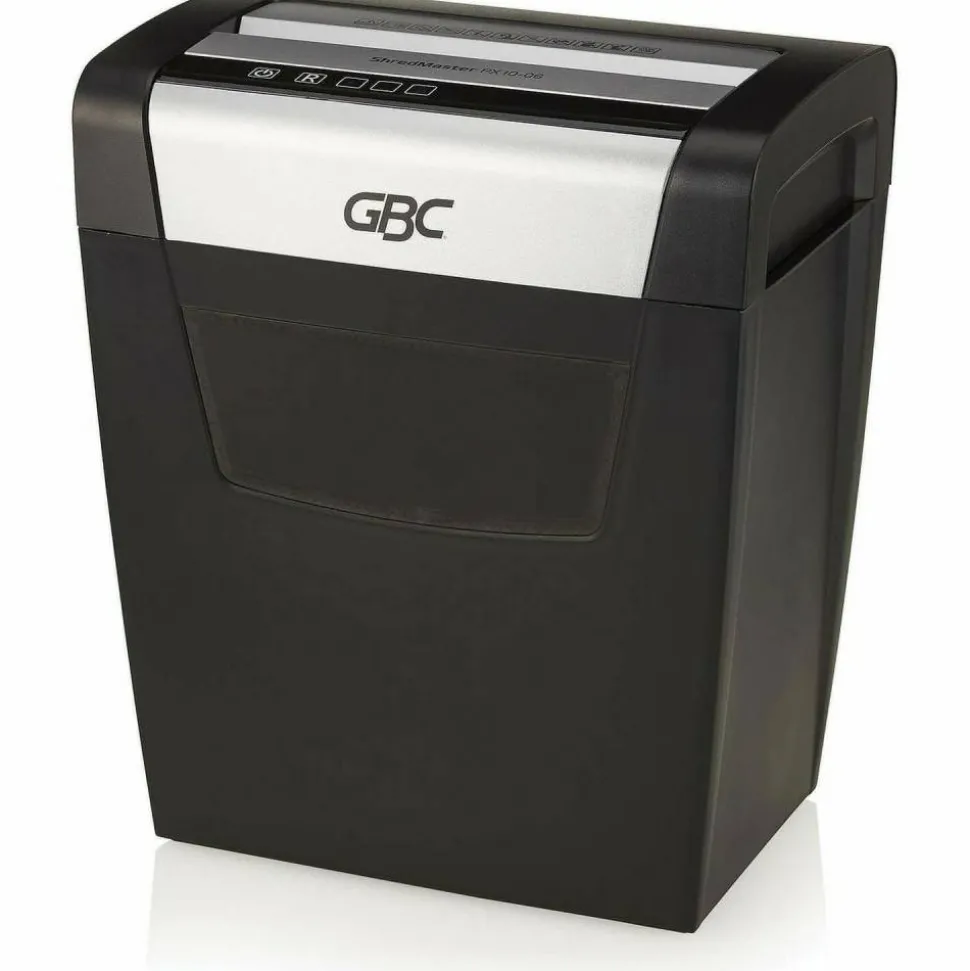 GBC ShredMaster PX10-06 Super Cross-Cut Paper Shredder - Non-continuous Shredder - Super Cross Cut - 10 Per Pass - - 1757405