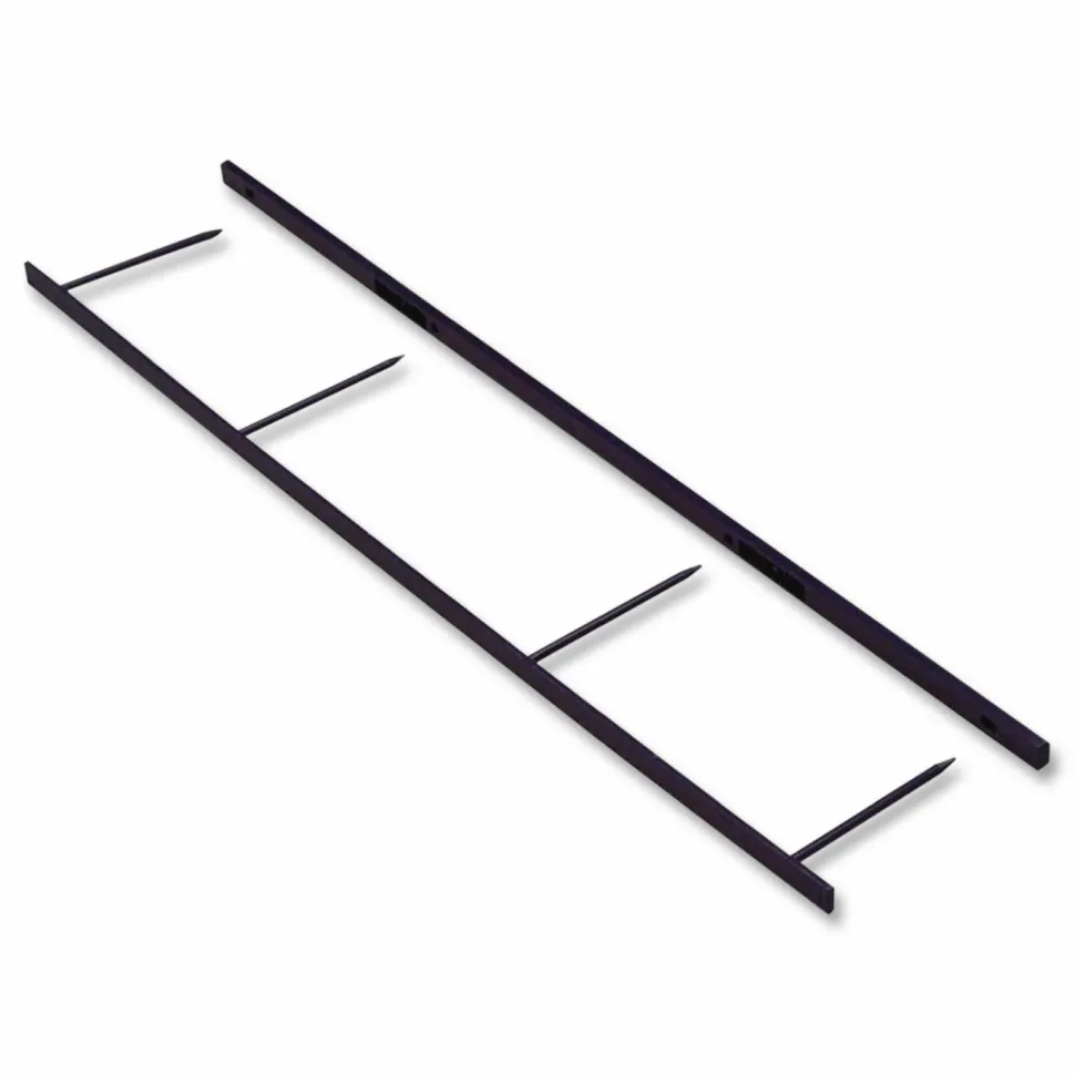 GBC VeloBind Reclosable Spines for 11 x 8.5 Documents, 4 Pins, 1.25" (200-Sheet) Capacity, Blue, 25/Pack