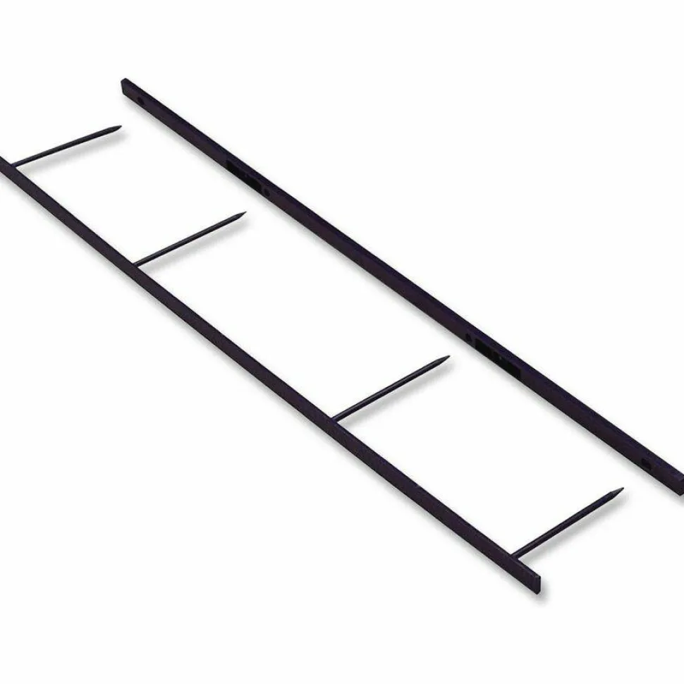 GBC VeloBind Reclosable Spines for 11 x 8.5 Documents, 4 Pins, 1.25" (200-Sheet) Capacity, Blue, 25/Pack