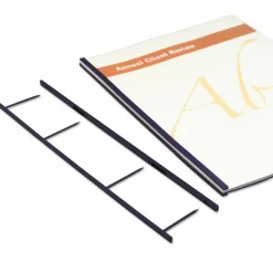 GBC VeloBind Reclosable Spines for 11 x 8.5 Documents, 4 Pins, 1.25