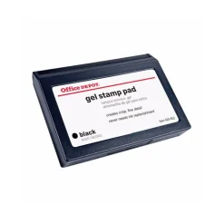 Gel Stamp Pad, 3 1/4" x 4 5/8", Black