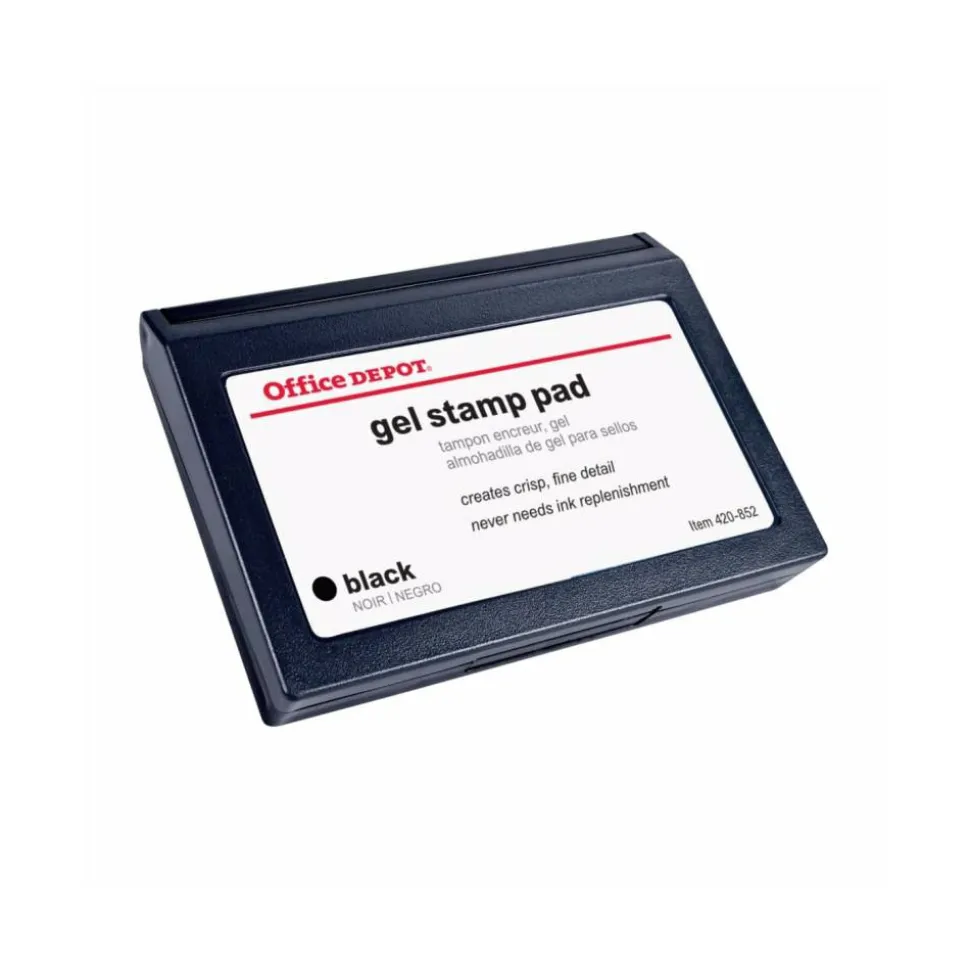 Gel Stamp Pad, 3 1/4" x 4 5/8", Black