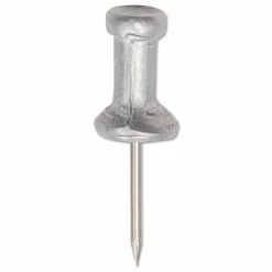 Gem Office Products Aluminum Pushpins - 0.5