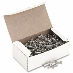 Gem Office Products Aluminum Pushpins - 0.5