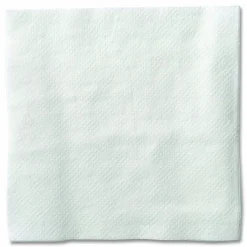 GEN Cocktail Napkins, 1-Ply, 9 x 9, White, 500/Pack, 8 Packs/Carton