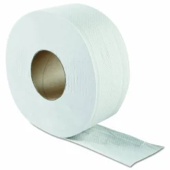 GEN JRT Jumbo Bath Tissue, Septic Safe, 2-Ply, 3.3" x 500 ft, White, 12 Rolls/Carton