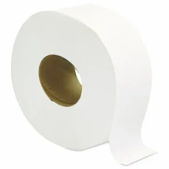 GEN JRT Jumbo Bath Tissue, Septic Safe, 2-Ply, 3.3" x 500 ft, White, 12 Rolls/Carton