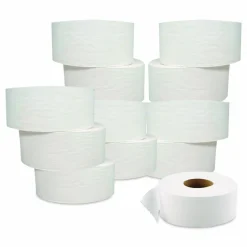 GEN JRT Jumbo-Junior Bath Tissue, Septic Safe, 1-Ply, 3.3
