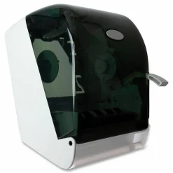 GEN Lever Action Roll Towel Dispenser, 11.25 x 9.5 x 14.38, Transparent