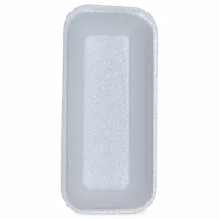 GEN Meat Trays, #1.5, 1-1/8”H x 8-7/16”W x 4”D, White, Pack Of 1,000 Trays